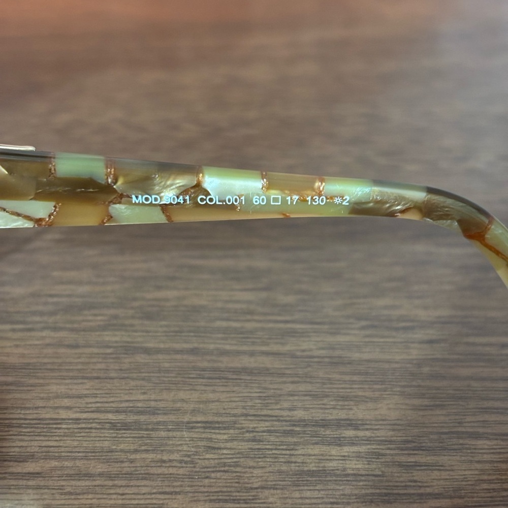Cazal Vintage Model 9041 Gold and Brown Sunglasses Stylish Made in Germany - Picture 6 of 14